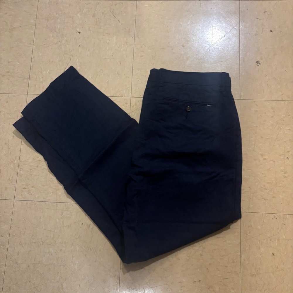 Ralph Lauren Black Chinos Classic Cotton Blend